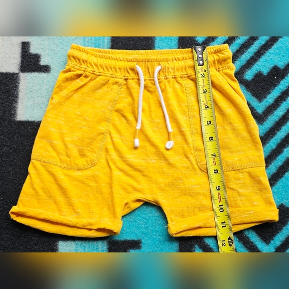 Okie Dokie Toddler Baby Boy Pull On Drawstring Shorts 5T Yellow - Picture 2 of 4